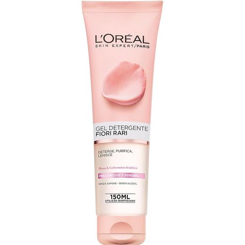  L'Oréal Paris Fiori Rari - Gel Detergente Pelli Secche e Sensibili -150 ml, fig. 1 