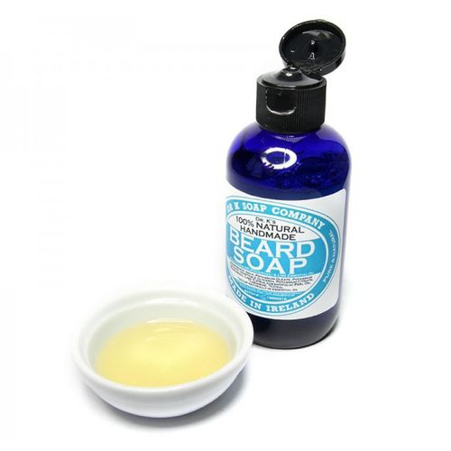 Barber beard soap - shampoo per barba con vitamina b5 al pantenolo e all'olio con l'essenzia di limone 250 ml, fig. 1 