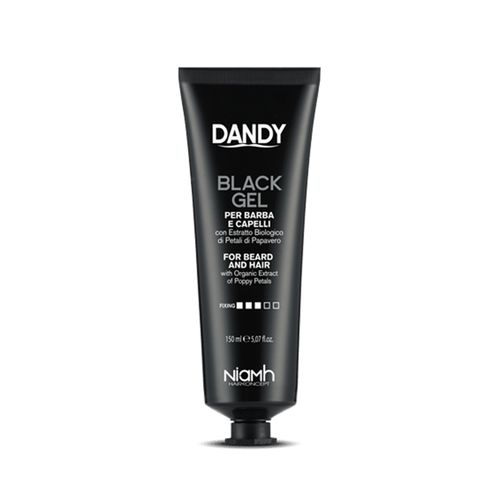  Dandy Beard Black Gel  Gel barba e capelli grigi 150 ml, fig. 1 