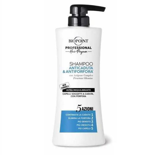  Biopoint Shampoo Anticaduta e Antiforfora 400 ml, fig. 1 