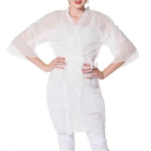  Kimono in TNT - Bianco  - Confezione da 10 Pz, fig. 1 