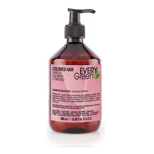  Dikson Everygreen Shampoo Restitutivo Colored Hair Capello Colorato e Trattato 500 ml, fig. 1 