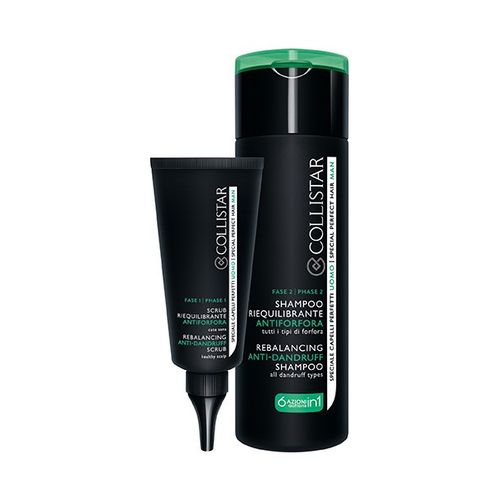  Collistar Uomo Trattamento Riequilibrante Anti-forfora -2fasi scrub 50 ml + shampoo 200 ml, fig. 1 